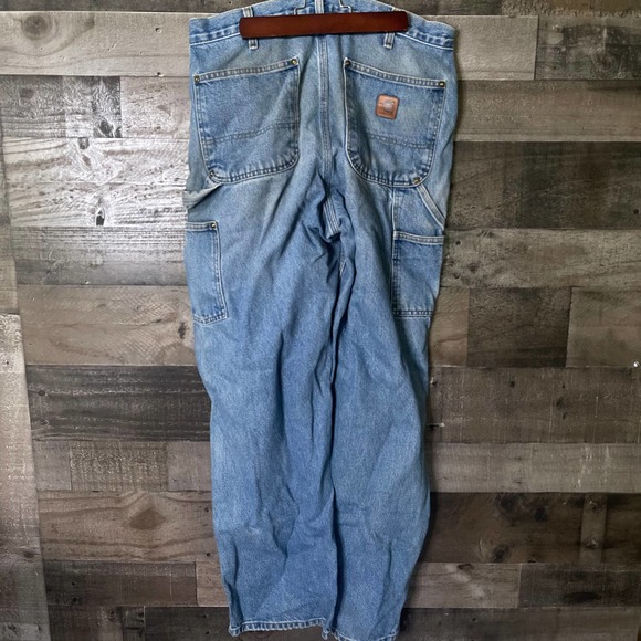 SOLD Carhartt Double Front Dungaree Pants 33X32 - Picture 4 of 6